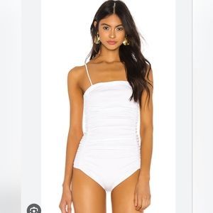 Free People White Bodysuit